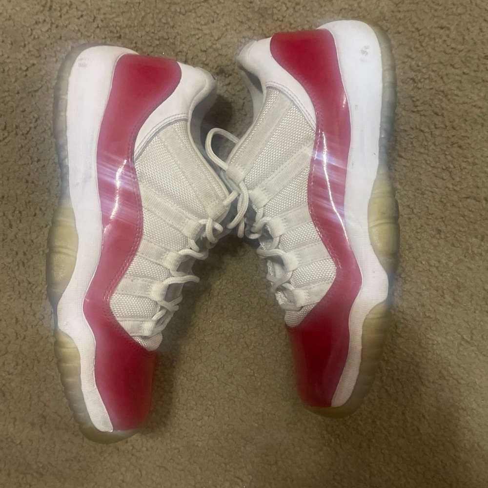 Retro 11 Jordan’s Red and White kids Sneakers